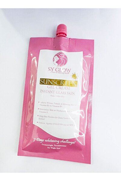 Sy Glow جل كريم واقي من الشمس لبشرة زجاجية فورية