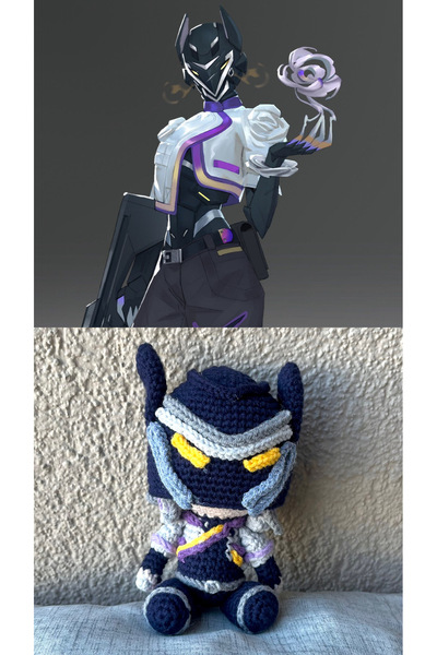 KayNal Valorant Ajanı Örgü Oyuncak Amigurumi