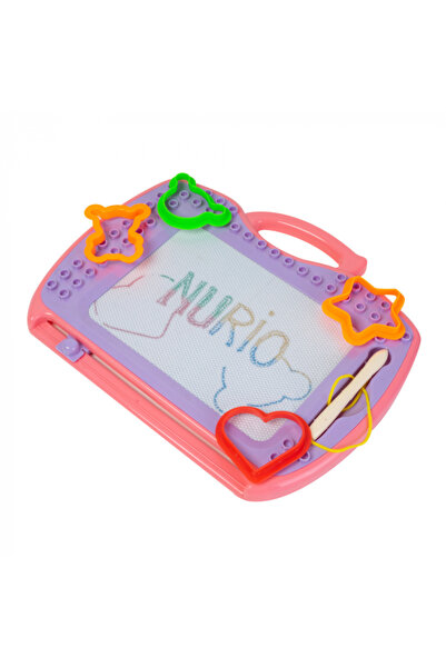 Nurio Tablă magnetică de desen, roz -