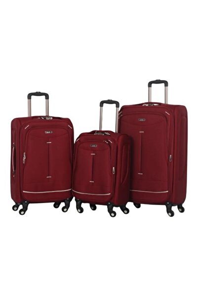 CAPATAN 3-piece canvas luggage set. The bags feature a practical design that's suitable for a variety of trips.