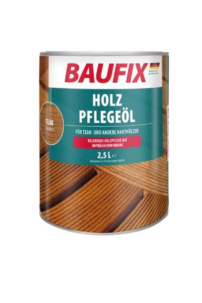 BAUFİX Holz Pflegeöl Solvent Bazlı Tik Yağı 2,5lt