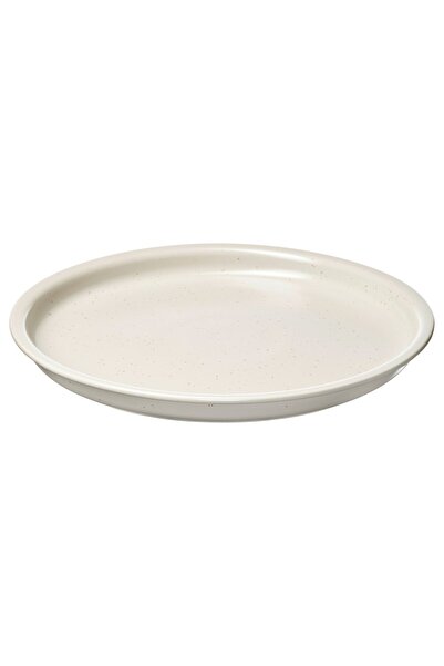 IKEA DAGGASTER Plate, dotted/light beige, 26 cm