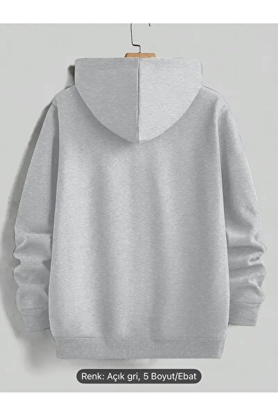 ELZE MODA Premium Quality Unisex Hooded Drawstring Oversize Sweatshirt