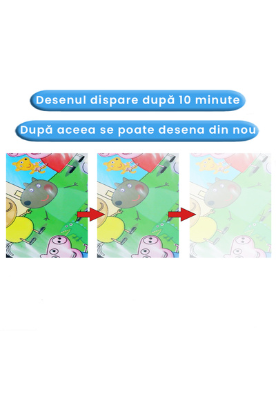 Pitikot Carte de colorat cu apa Magic Book Pitikot®, Reutilizabila