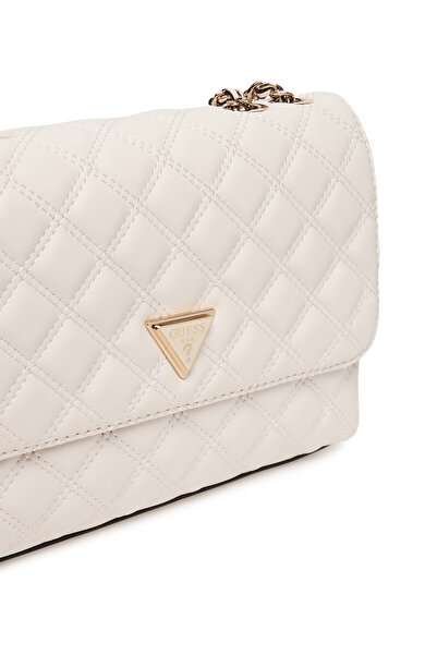 Guess Γυναικεία Τσάντα Χειρός Λευκή HWQG9673200