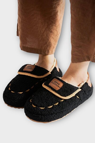 Liger Fluffy No Sound Eva Sole Women's Slippers Black