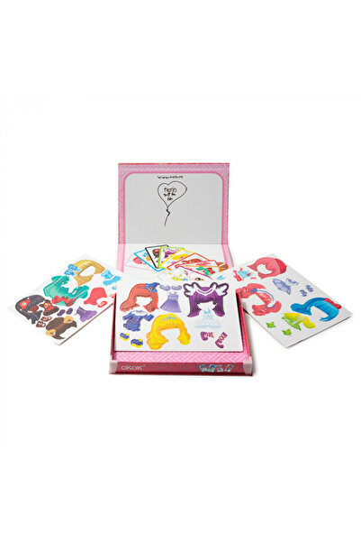 Nurio Magnetic Book with Cards and Puzzle - Clothing Outfits -