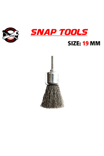 SNAP TOOLS فرشاة دريل ستانلس ستيل 19MM