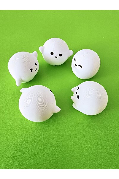 rmys Chubby Ghost Figure Toy Set of 5