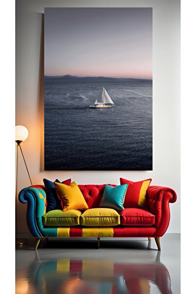 özkacar SAILBOAT V1 Home Wall Salon Salon de înfrumusețare Birou Magazin Deco...