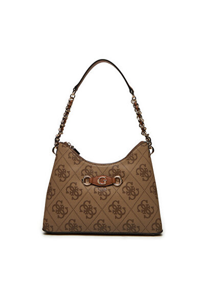 Guess Γυναικεία Τσάντα Χειρός Καφέ HWOS8654010