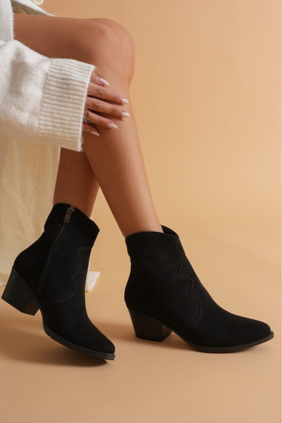 Şukufe'nin ayakkabıları KISA KOVBOY ÇİZME KADIN