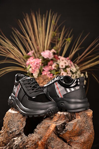 MARCOMEN Men's Winter 100% Genuine Leather Black Sneaker Shoes with Innovative Style, Elegance and Comfort Together