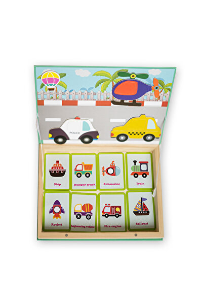 Nurio Magnetic Book with Cards and Puzzle - Urban Landscape Montessori -
