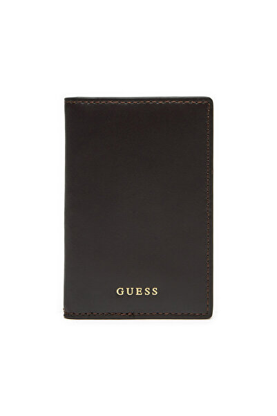 Guess Γυναικεία Καφέ Θήκη Πιστωτικής Κάρτας RW1654P4301