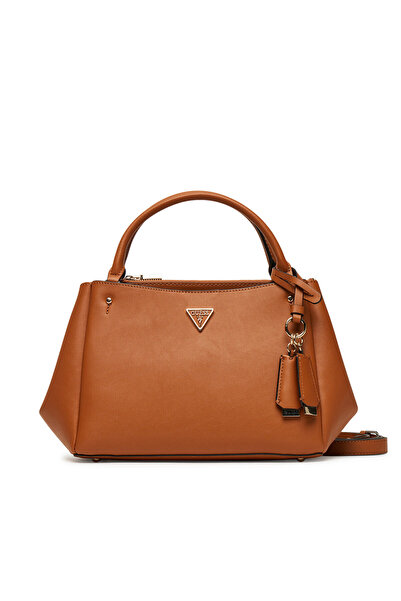 Guess Γυναικεία Τσάντα Χειρός Καφέ HWNG9669060