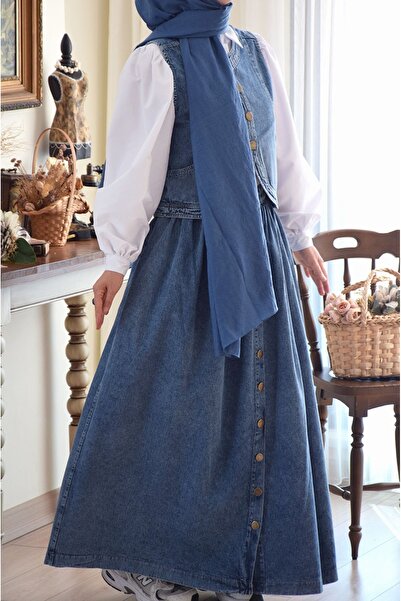 EMİNOS BUTİK Σετ τζιν φούστα-καπέλο