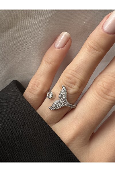 Petra Jeweils خاتم قابل للتعديل بتفاصيل سمكة الدلفين