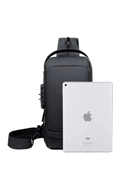 ZAAPPY Top Trending Anti theft Crossbody Sling Bag, Lightweight with USB Charging Port Fit for 9.7'' i-pad