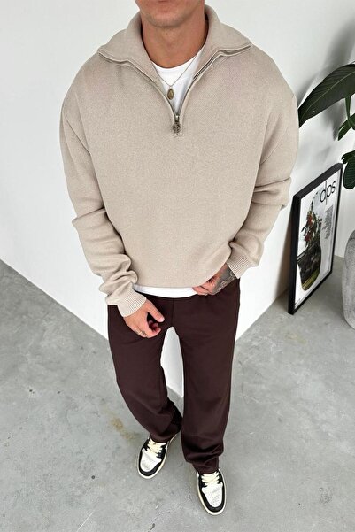 HAFKAGİYİM Трикотажний светр з напівзастібкою на шиї