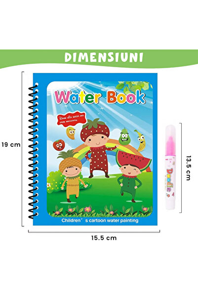 Pitikot Magic Book Pitikot® Water Coloring Book, Reusable