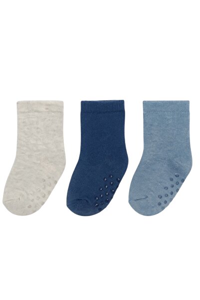 JUST SOCKS 3 قطع من جوارب الأطفال المصنوعة من القطن