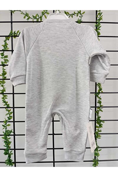 Ersel Baby Cotton Teddy Bear Printed Romper - Long Sleeves and Comfortable