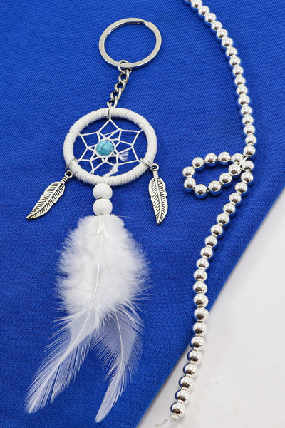 biuti سلسلة مفاتيح على شكل زهرة الدارسينج ذات الأوراق المتتالية، زينة لحقيبة ...