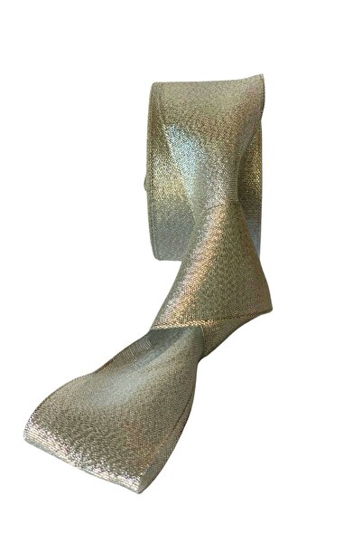 EL İŞİ DİY CRAFT Silver Glitter Shiny Ribbon 5 cm X 20 Meters Handcrafted Gift Packaging DIY Jewelry Decoration