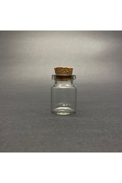 junibeliw 3 Adet Çok Amaçlı Boş 5 cc Şeffaf Cam Küçük iksir Şişesi Mantar Tıp...