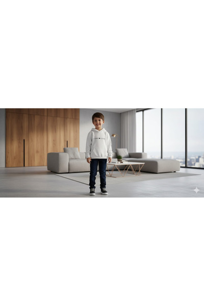 LittlePoffy Pantaloni de blugi pentru băiat cu imprimeu Jogger Sweat Set 2buc 4-8 ani