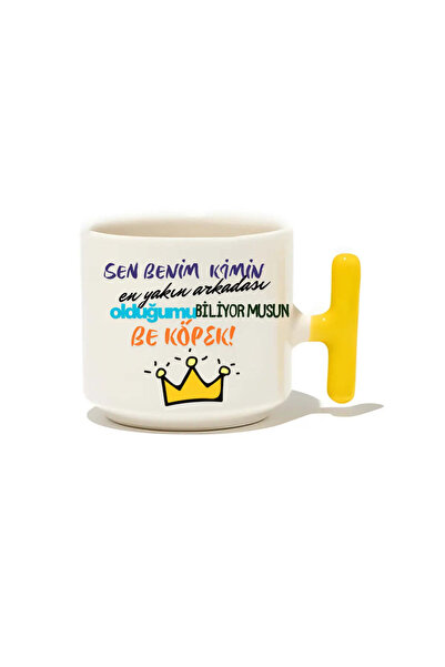 baskigo.com Do You Know Who My Best Friend Is Be Dog Latte Cup- Gift Ceramic Mug