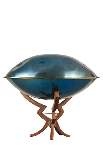 Khan Instruments Azul | 9 Nota Handpan – Re (D) Minör | %100 Titanyum El Yapımı Müzik Enstrümanı