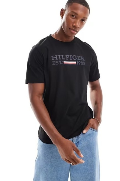 Tommy Hilfiger Cotton Printed Woven Regular Fit T-Shirt