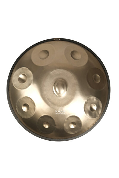 Khan Instruments Lumina | 9 Nota Handpan – Re (D) Minör | El Yapımı Parlak Paslanmaz Çelik Enstrüman