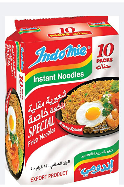 İndomie Special Instant Fried Noodles with Seasoning Powder and Sauce, 85g Pack of 10