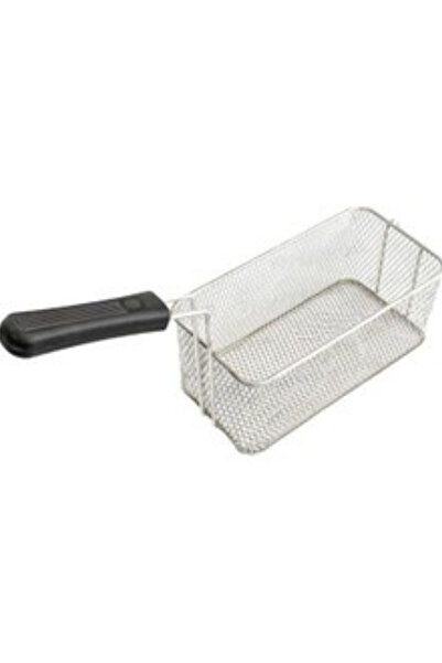 abnturk 22×11 cm Paslanmaz Çelik Fritöz Sepeti Dayanıklı İnce Telli Tasarım, ...