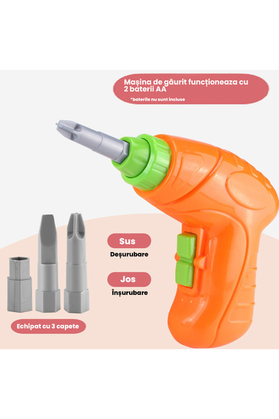 Pitikot Educational and interactive STEM toy 404 pieces 3D puzzle construction set