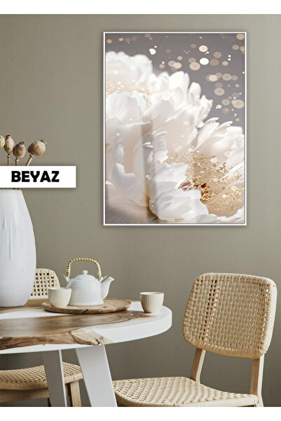 Harika bir ev | MODEL BILJKE BELA GARDENIJA | STOL OD KALJENOG STAKLA U OKVIR...