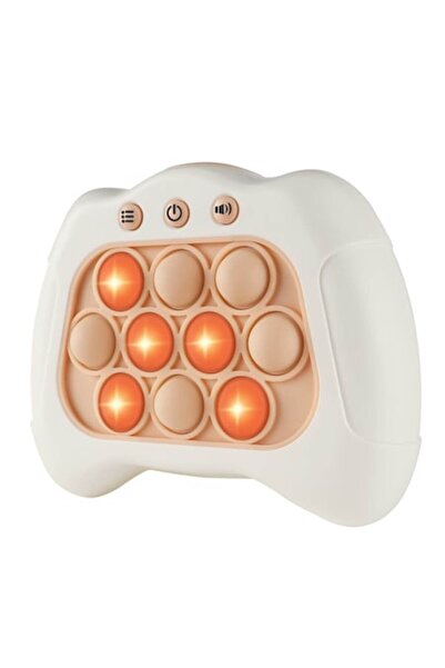 MorFansi Electronic Pop It Toy, MorFansi, Automatic, Push Bubble, Interactive, Stress Relief, 3+ Years, White