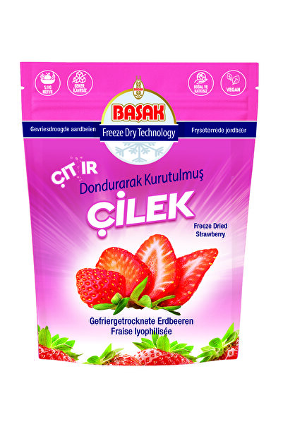 BAŞAK - FREEZE DRİED-DONDURARAK KURUTULMUŞ ÇİLEK 18 gr. X 6 Adet