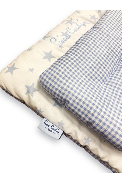 Pierre Cardin Blue Luxury Embroidered Diaper Cushion