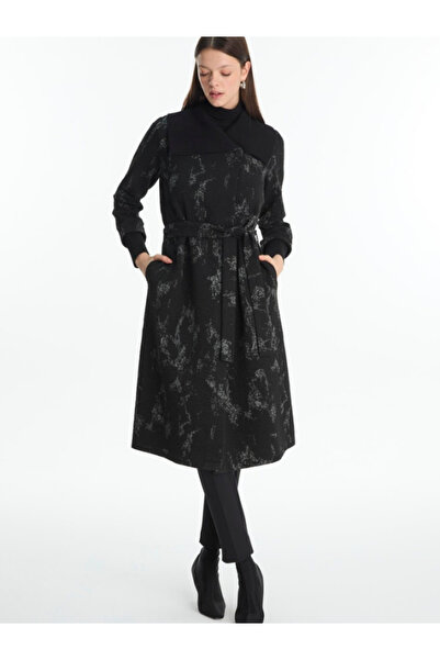 Zühre Women's Knitwear Detailed Shawl Collar Wear Outer Cardigan 0028