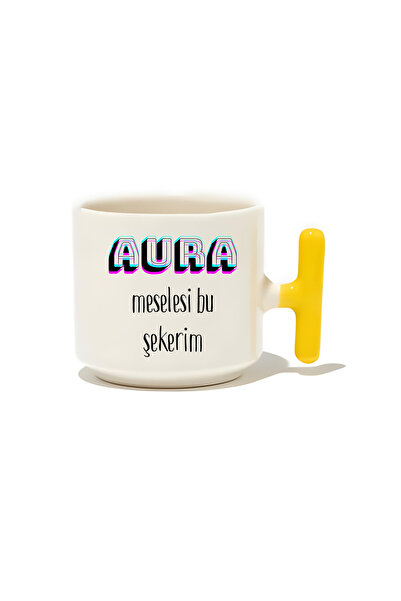 baskigo.com Aura Matters This Is My Candy Latte Cup - Gift Ceramic Mug