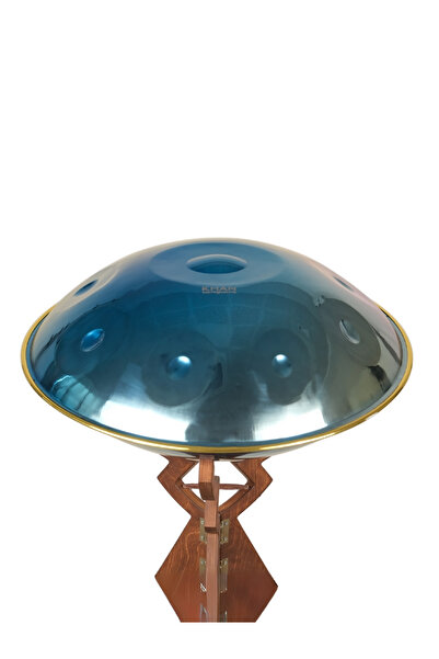 Khan Instruments Azul | 9 Nota Handpan – Re (D) Minör | %100 Titanyum El Yapımı Müzik Enstrümanı