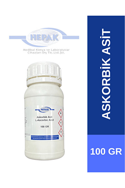 Hepak Askorbik Asit (Vitamin C) %99 Food Grade 100 GR