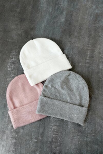 KISCHE Unisex Premium 100% Acrylic Plain Basic Children's Acrylic Beanie