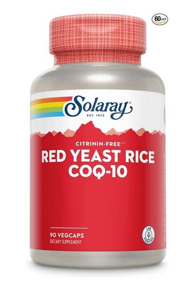 Solaray CoQ-10 Red Yeast Rice 90 Vegcaps