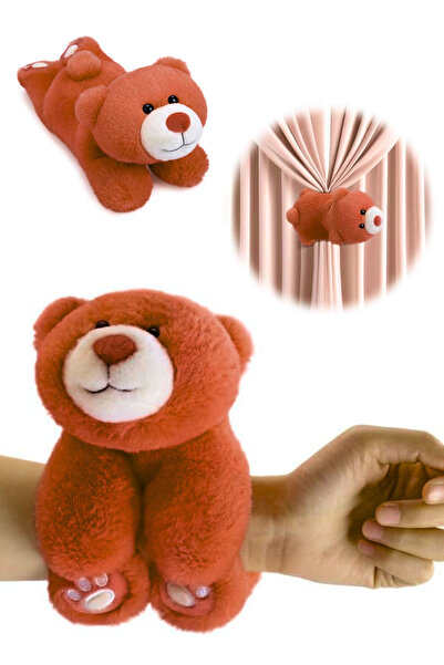 TUENGİ STORE Sevimli Peluş Ayıcık Bileklik Kola Takılan Peluş Oyuncak Slap Ay...