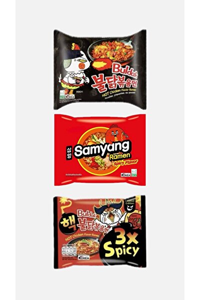 buldak Ramen 3'lü kombo